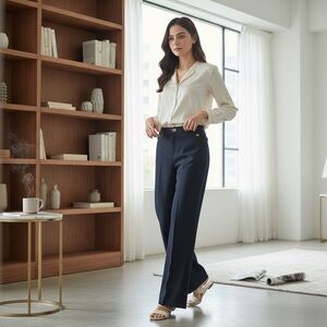 Banana Republic Classic Navy Trousers